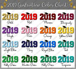 Hershey Kisses Graduation - 2019 Graduation - All School Colors!
