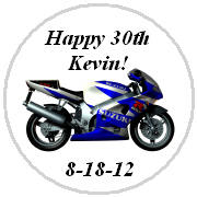 Hershey Kisses Birthday - KISS BD_101 - Motorcycle